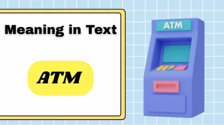 ATM Meaning in Text