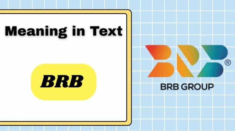 BRB Meaning in Text