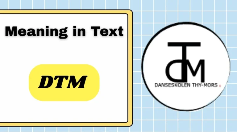 DTM Meaning in Text
