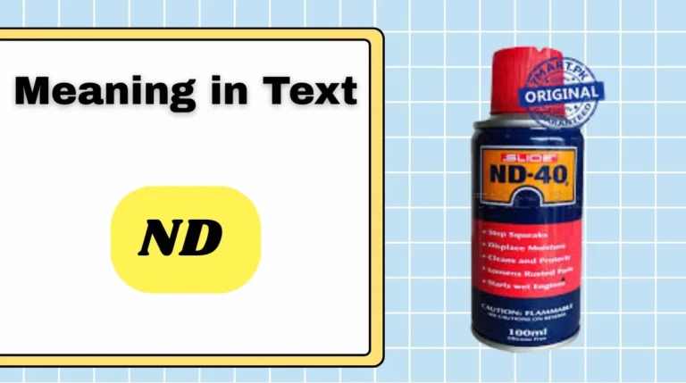 nd meaning in text