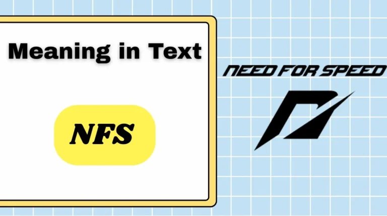 NFS Meaning in Text