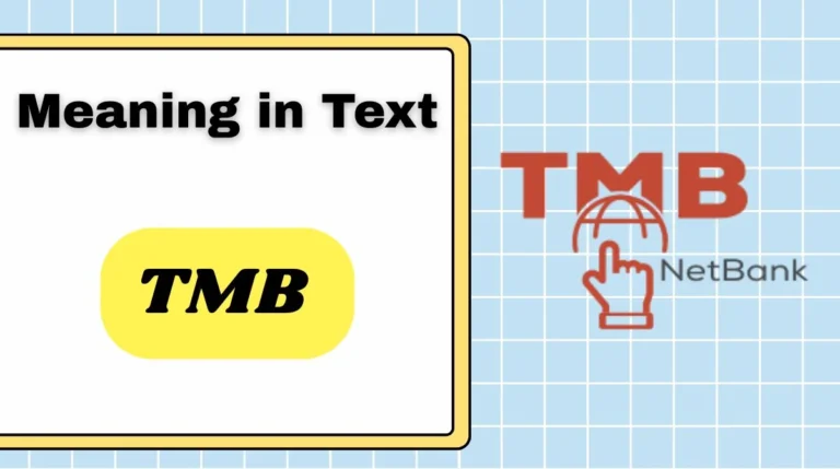 TMB Meaning in Text